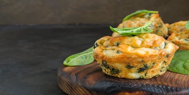 keto spinach & egg muffins recipe