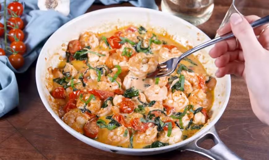 Keto Tuscan Butter Shrimp Recipe