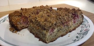 Wanting to start your day with a little treat? Then check out this delicious slow cooker keto coffee cake recipe that tastes amazing and is low carb!