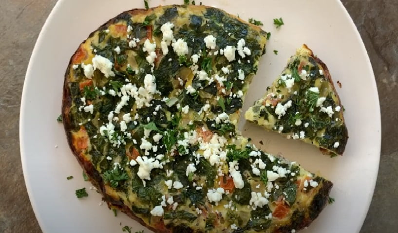 This slow cooker keto frittata with kale, red pepper and feta is a delicious, healthy way to start your day. Just let your slow cooker do all the hard work.